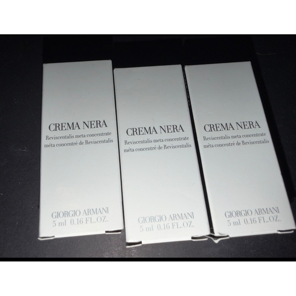 Giorgio Armani Crema Nera Reviscentalis Meta Concentrate Serum 3x 5ml Set Face